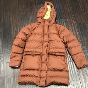 Marmot Mountain Works Brown Jacket with Cream Lining
